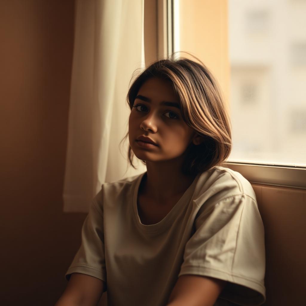 Adolescente em ambiente acolhedor de terapia